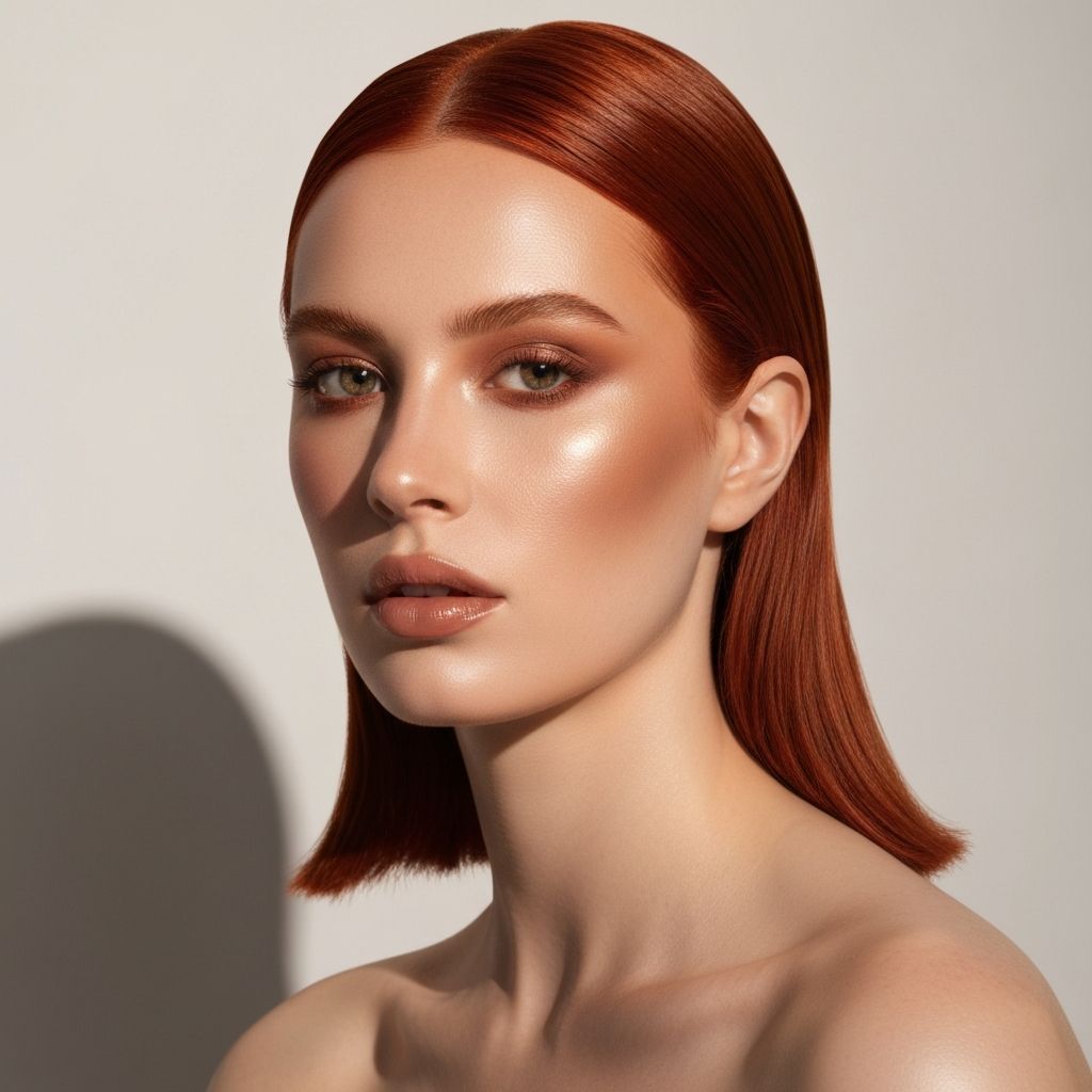Editorial fashion makeup - natural glam